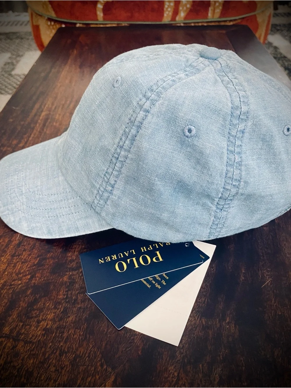 Polo by Ralph Lauren Chambray Cotton Baseball Cap